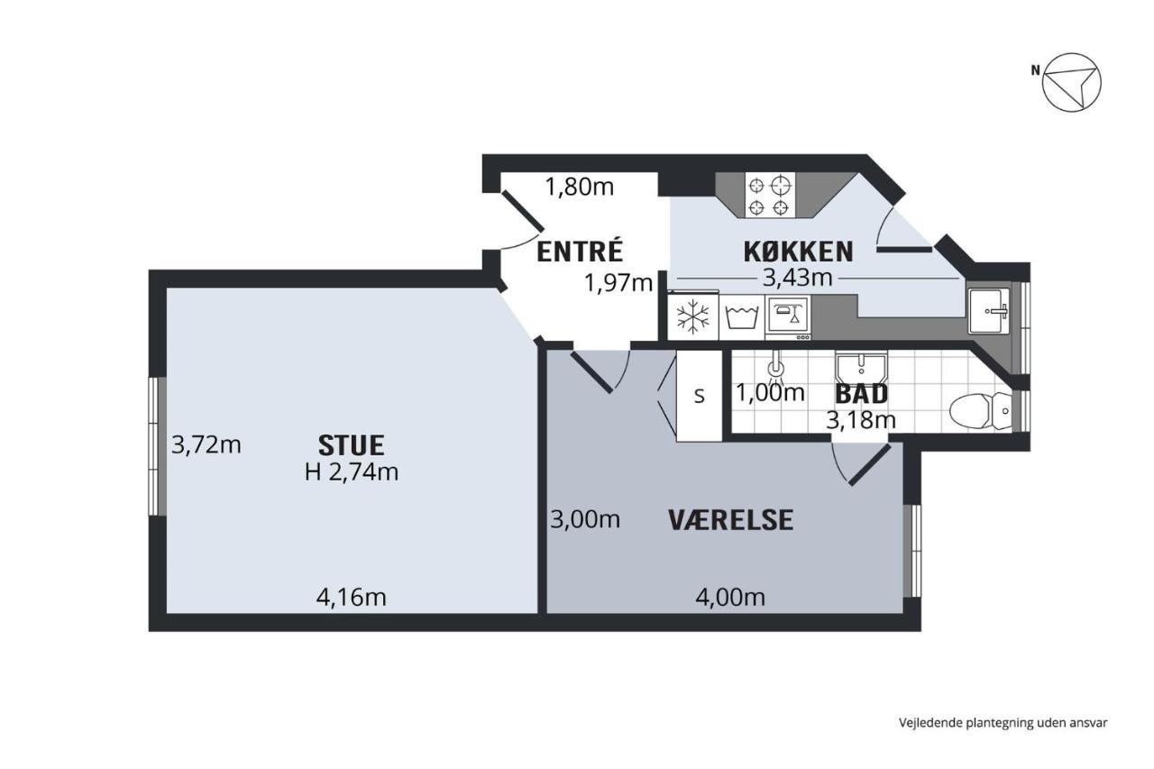Perfectly Located Cozy Apartment 코펜하겐 외부 사진